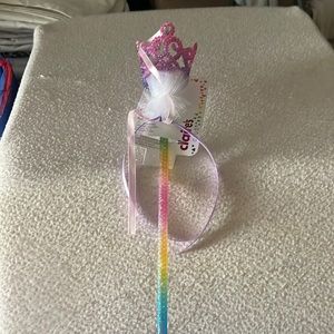Princess multicolored sparkle wand